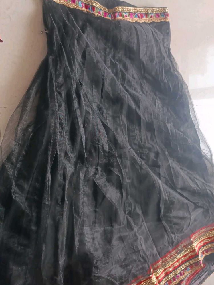 Net Ethnic Skirt