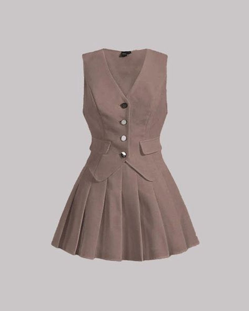 LITTLEBOX Button-Up co ord set