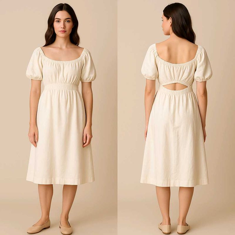 Puff Sleeve Dress