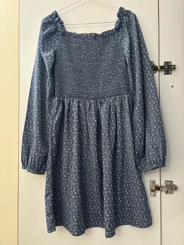 Blue Floral Dress