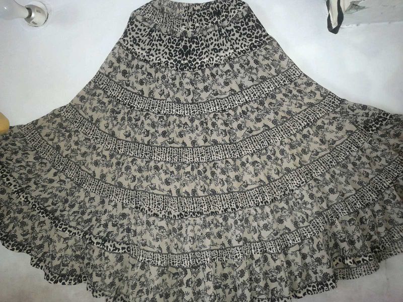 Tiered Bohemian Maxi Skirt
