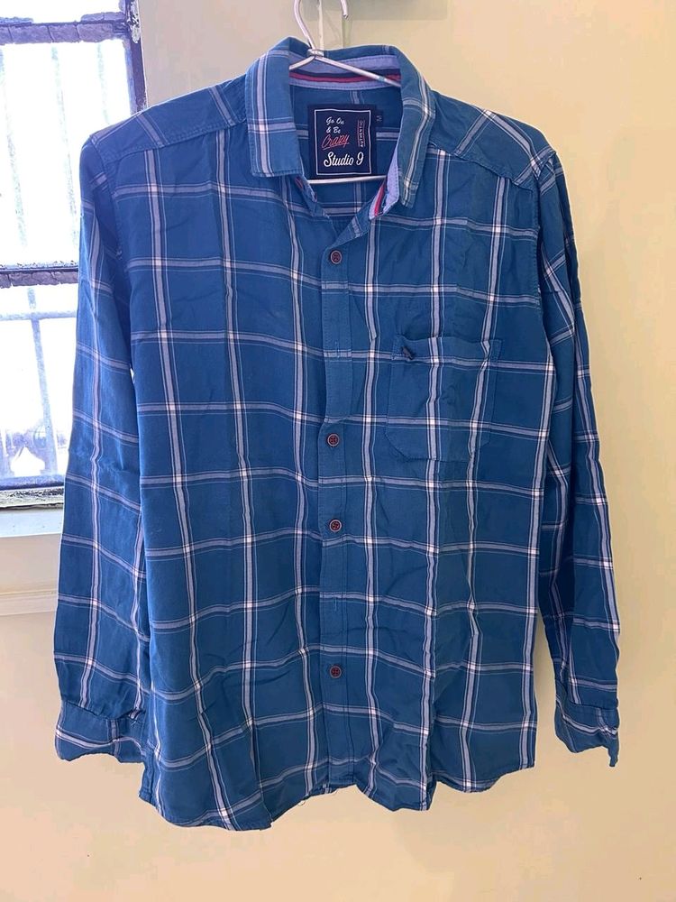 Blue Check Shirt