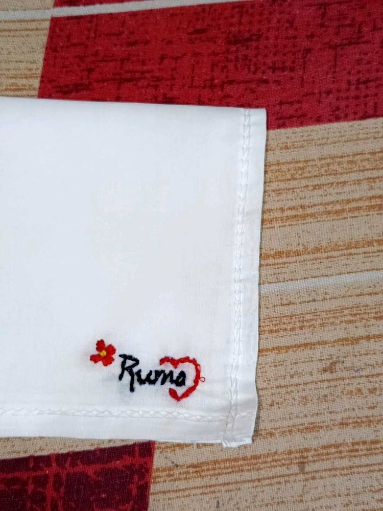 customized name handkerchief