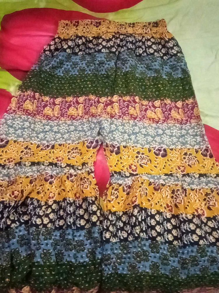 Boho Print Palazzo Pants