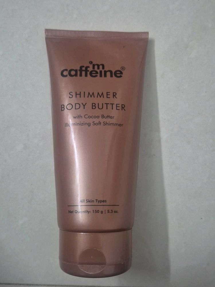 The M Caffeine Shimmer Body Butter