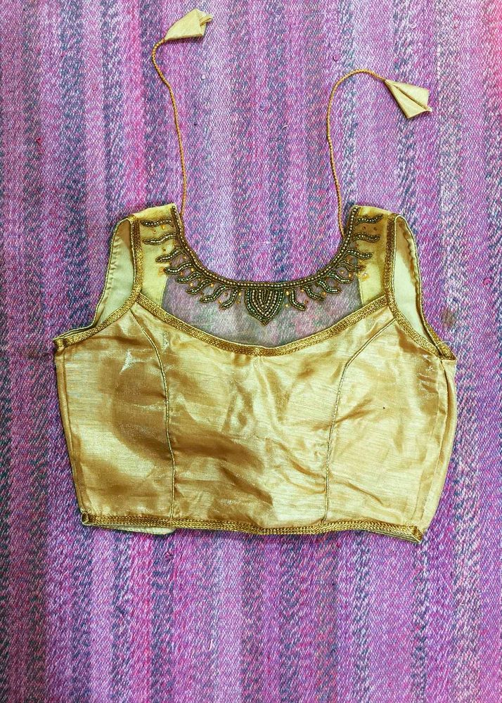 Golden Embellished Blouse