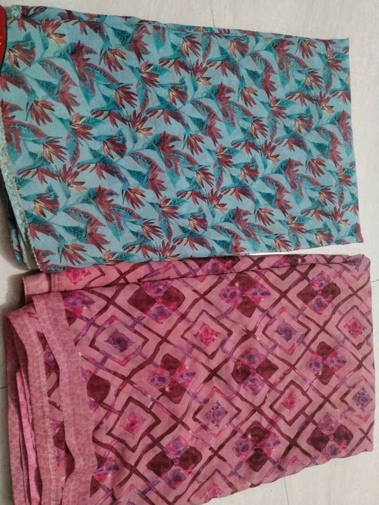 Beautiful Printed Sarees (Set of 2)