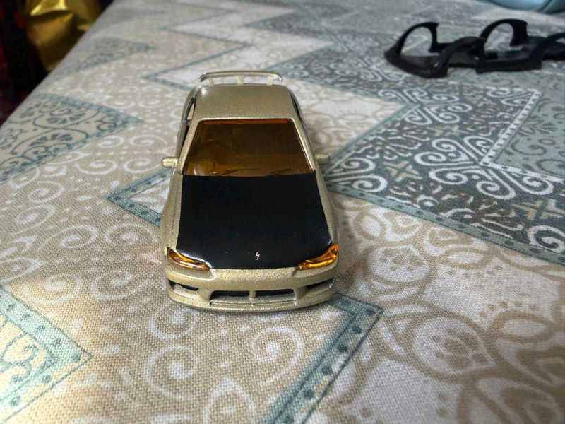 Collectible Toy Car - Gold with Black Hood