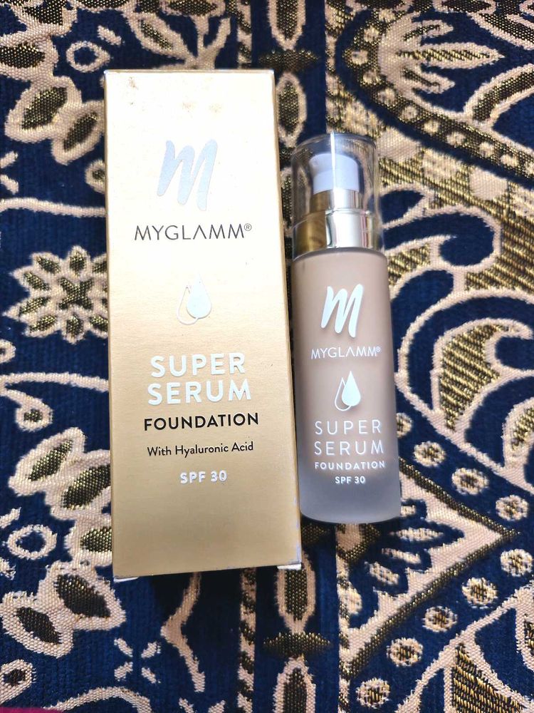MyGlamm Super Serum Foundation - 302W Wheat, 33 G