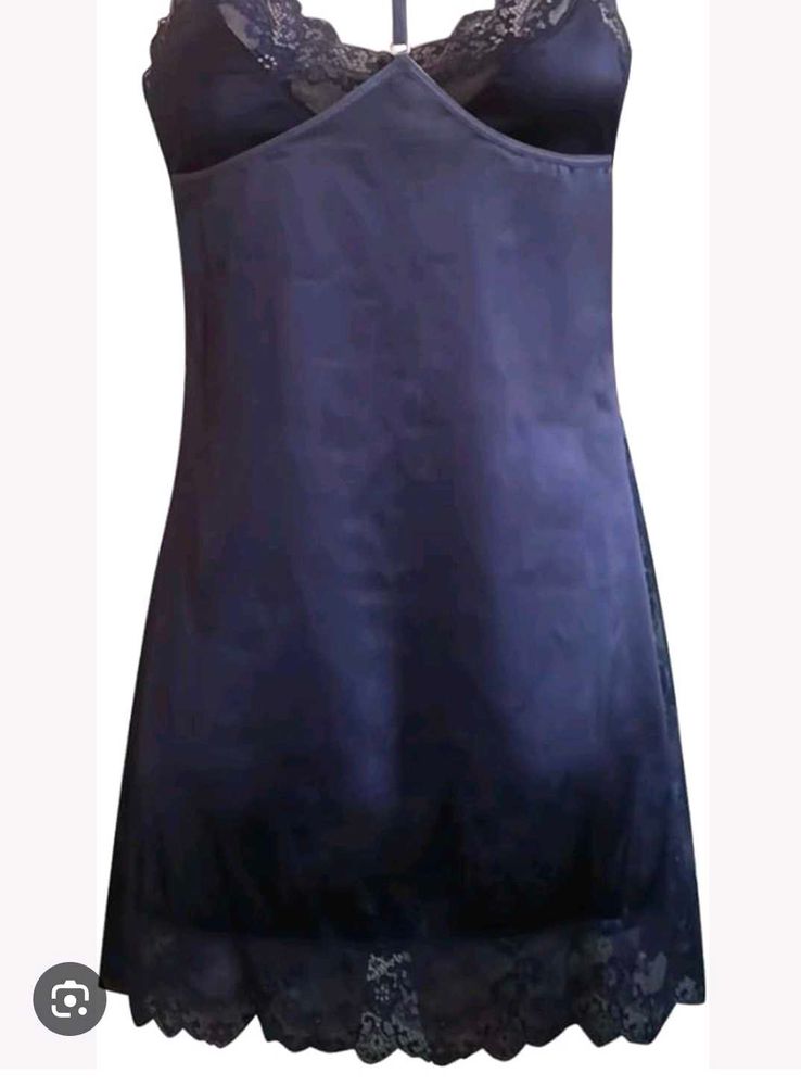 Lace Trim Slip nighty with brief