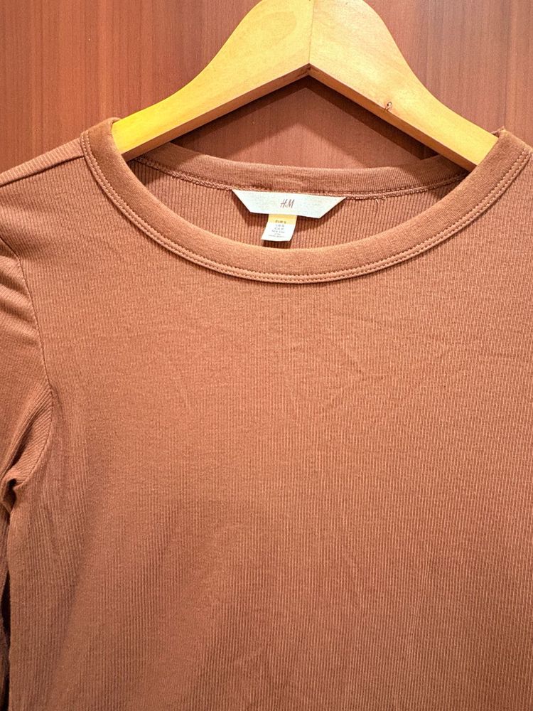 H&amp;M Long Sleeve Crew Neck Top