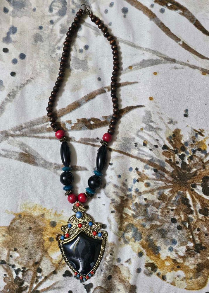 Boho Statement Pendant Necklace