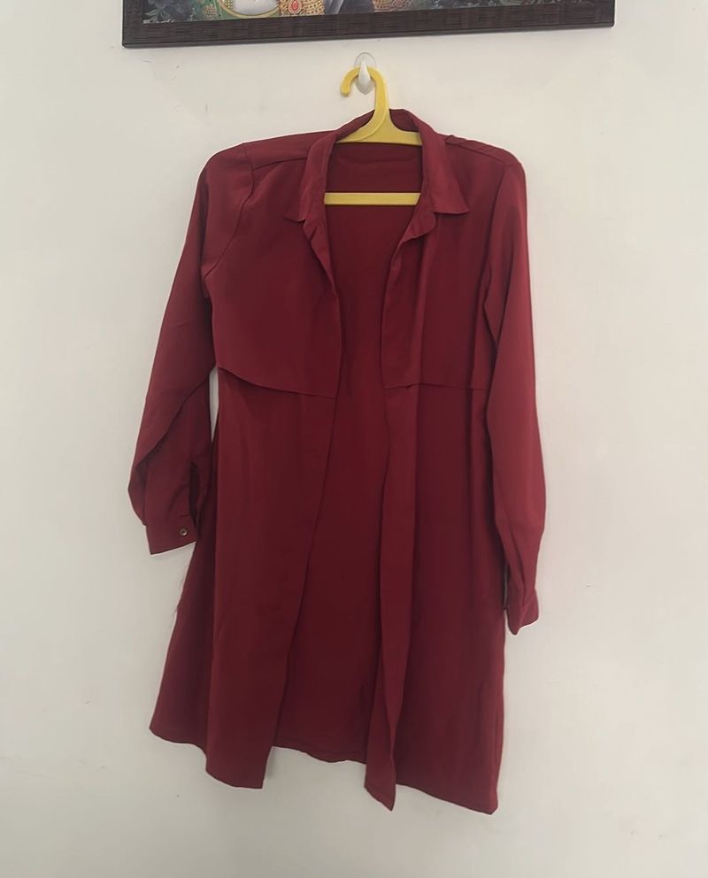 Chic Maroon Long Tunic/Kurta
