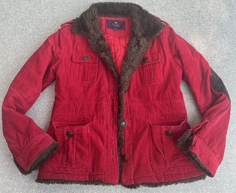 Red Corduroy Jacket(unisex)