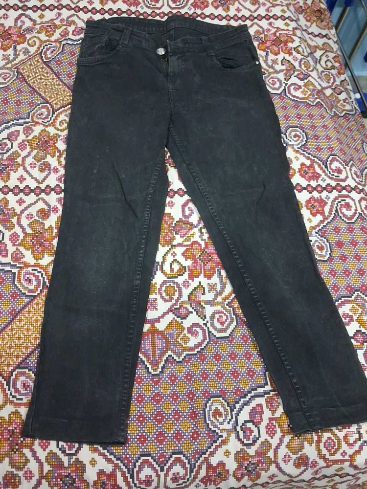 Classic Black Denim Jeans