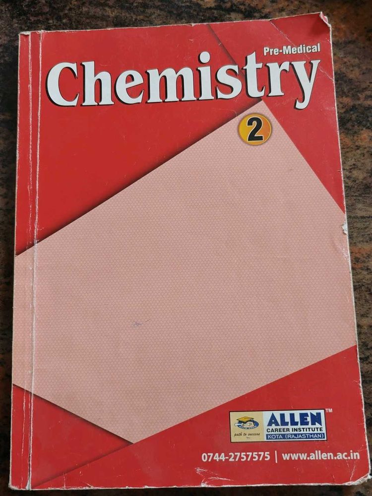 Pre-Medical Chemistry 2 Book