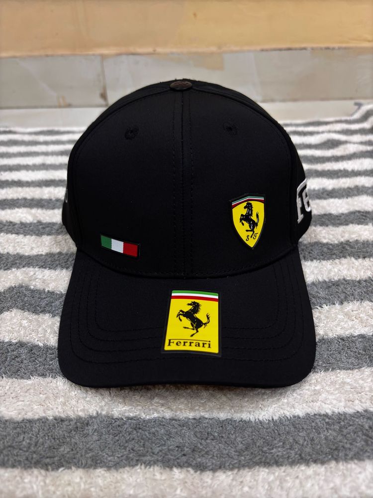 Ferrari Vintage Premium Unisex BB Black Cap