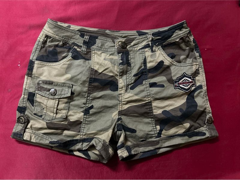 Camo Cargo Shorts