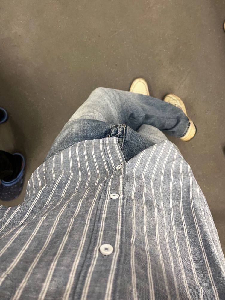 pull and bear baggy blue denim jeans
