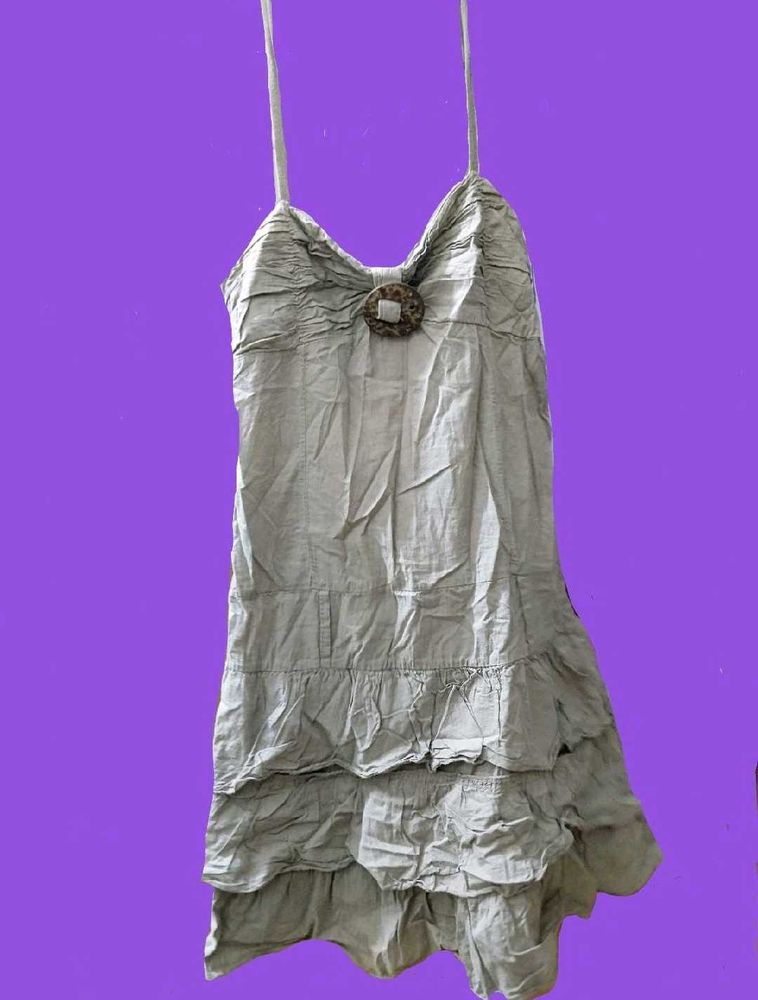 y2k Boho Tiered Mini Dress