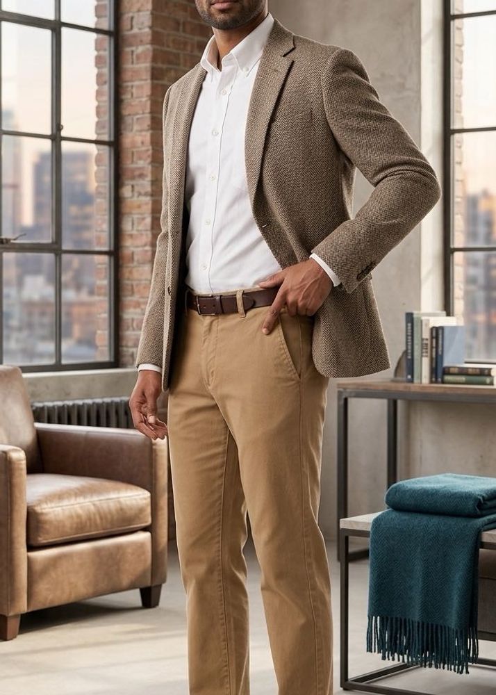 Men's Tan Corduroy Pants