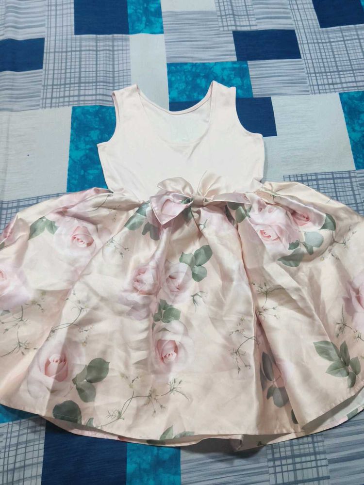 Floral Girl's Party Dress