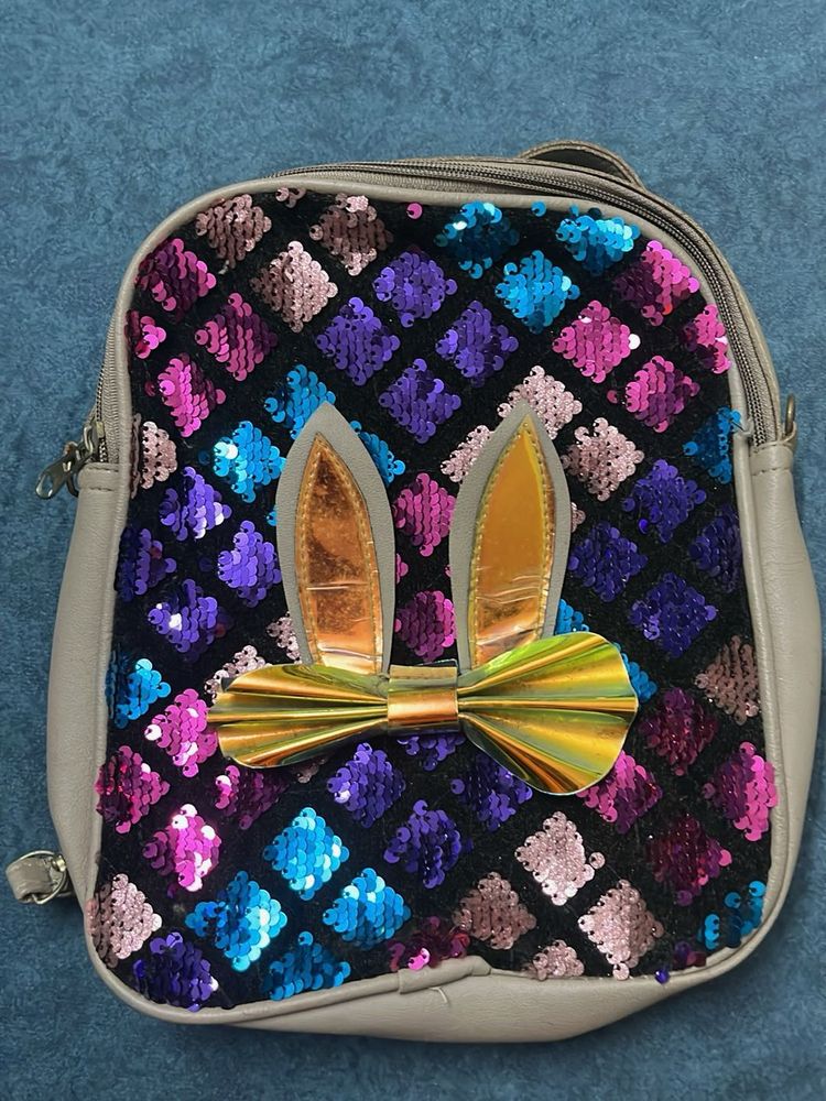 Sparkly Bunny Backpack