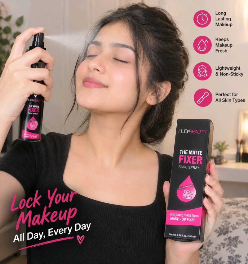 Huda Beauty Matte Fixer Face Spray