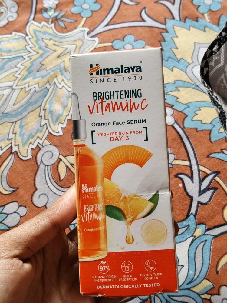 Himalaya Brightening Vitamin C Orange Face Serum