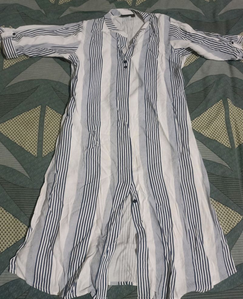 College Girl White Kurta