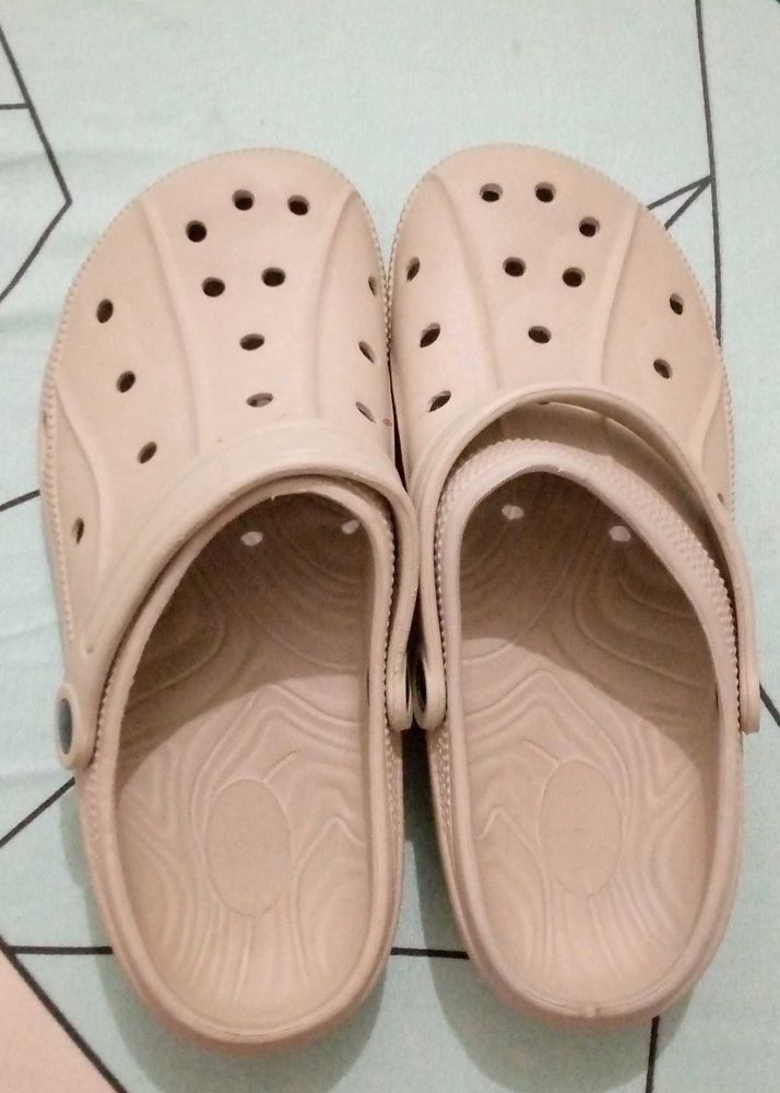 Comfy Beige Clogs