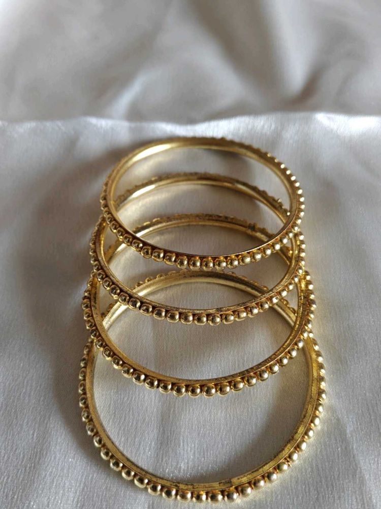 Set of Golden Bangles