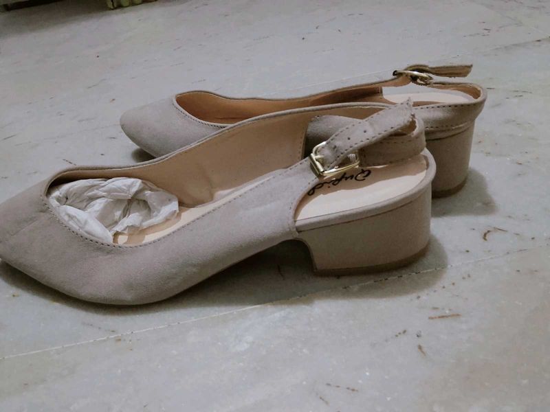 Slingback Block Heels
