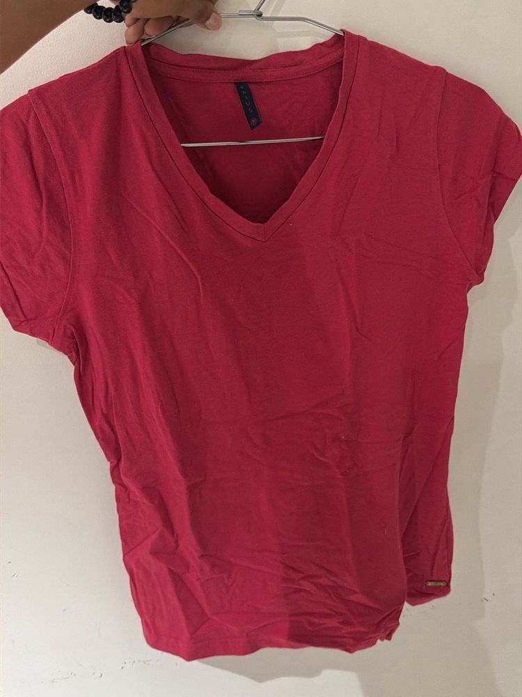 V-Neck Basic T-Shirt