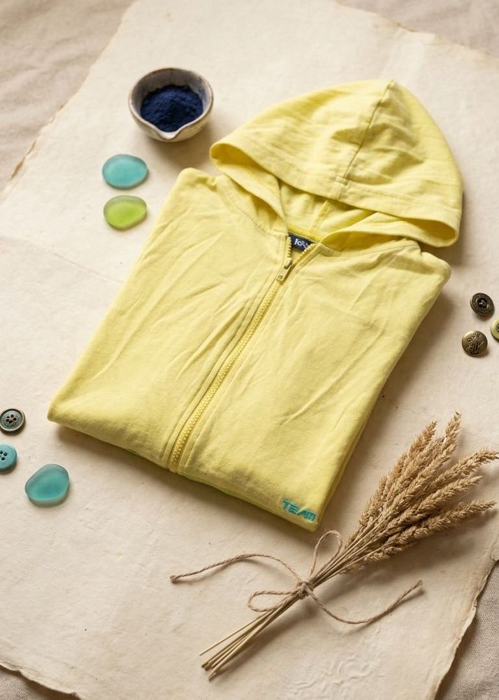 New Yellow Zip-Up Hoodie