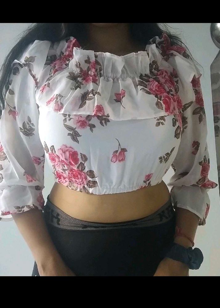 Floral Crop Top