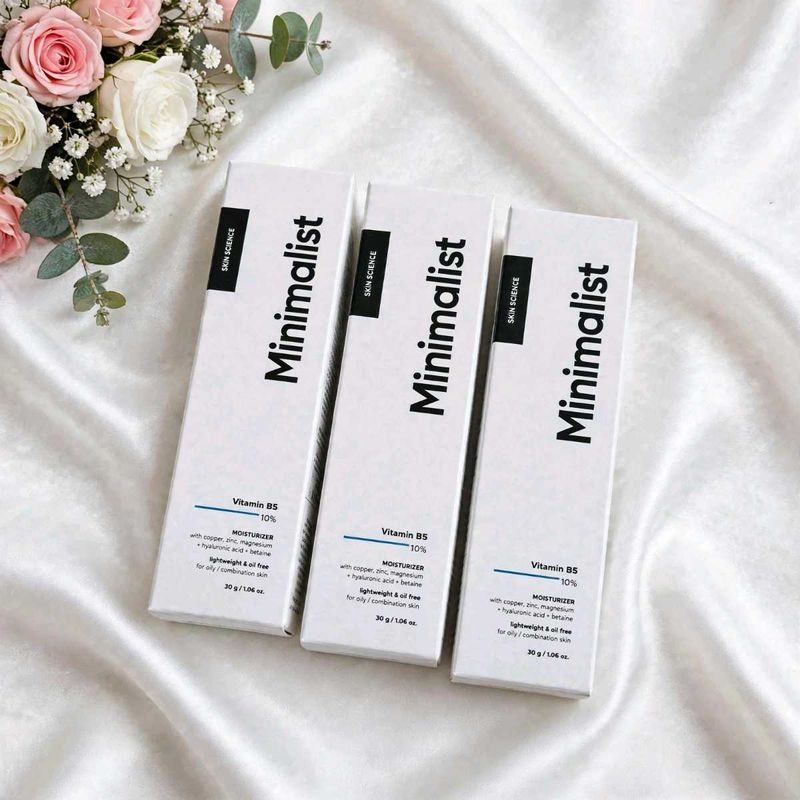 pack of 3 Minimalist Vitamin B5 Moisturizer x3
