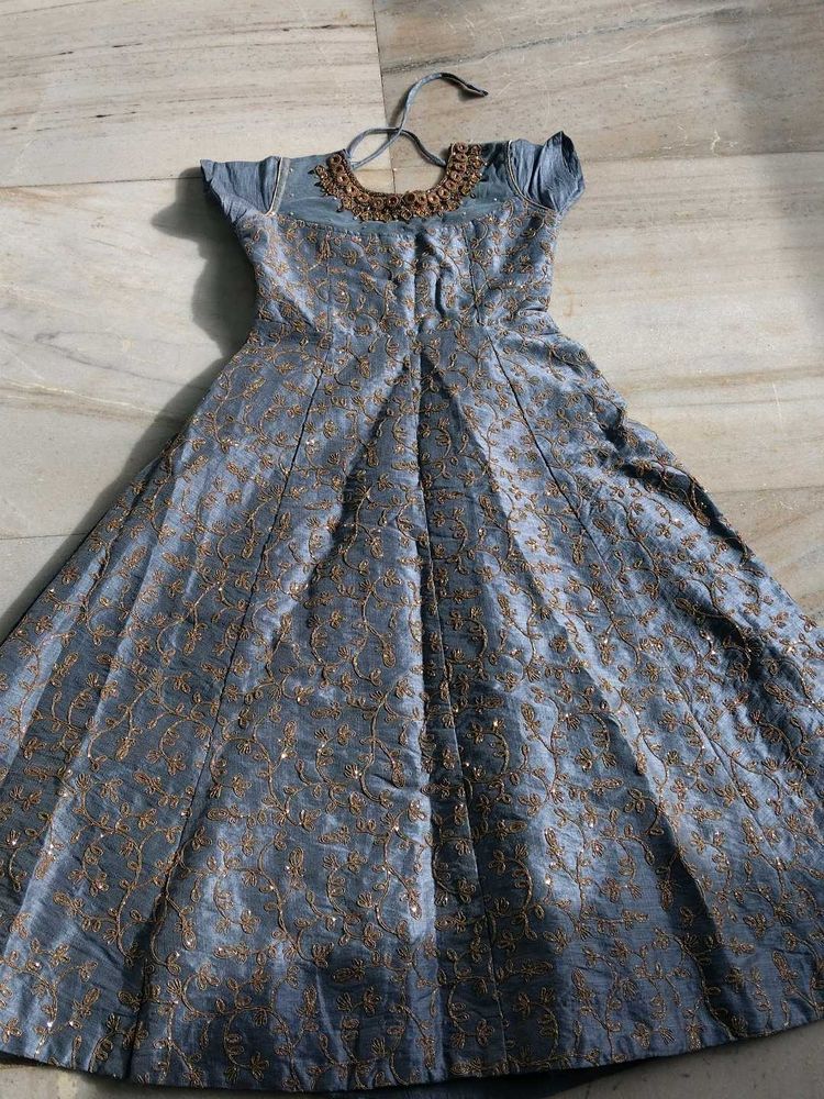 Embroidered Anarkali Gown