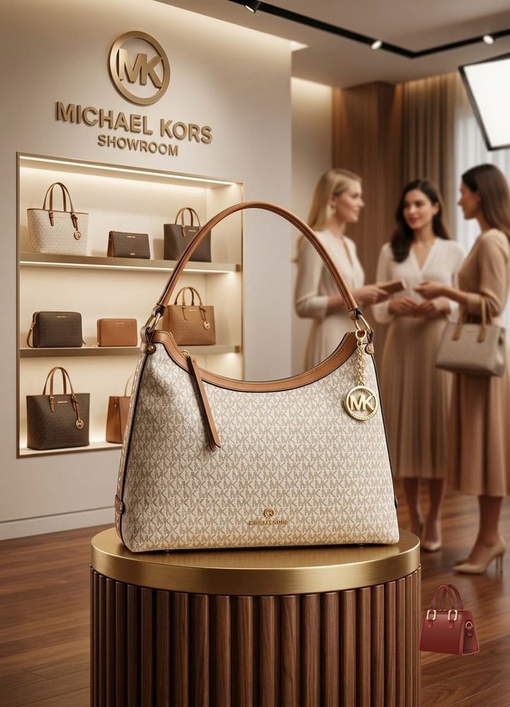 Michael Kors Signature Pattern Shoulder Bag