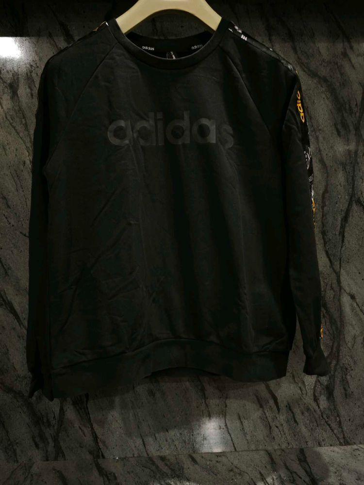 Adidas Black Crewneck Sweatshirt