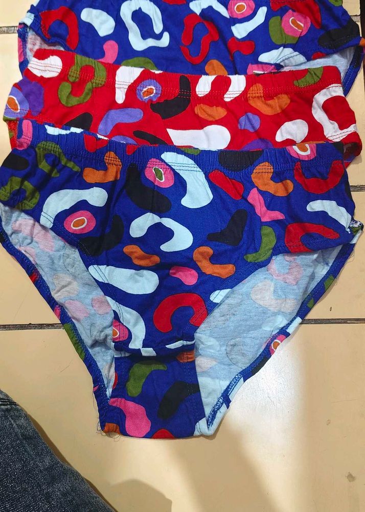 Cute Animal Print Panties - Pack of 3