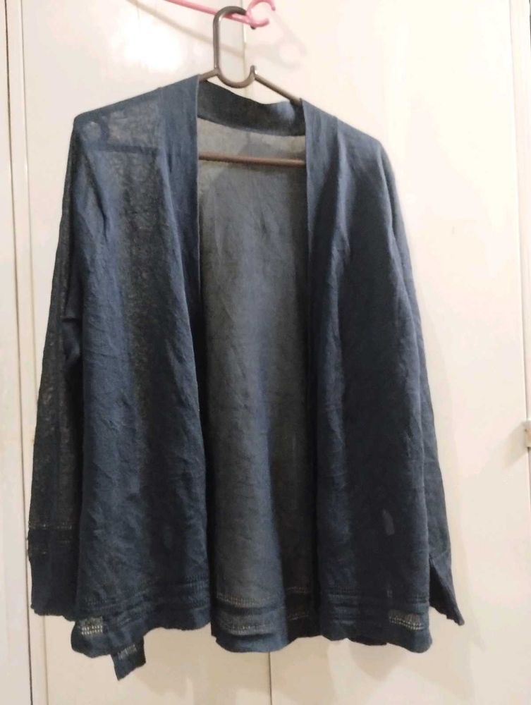 Lightweight Blue Cardigan