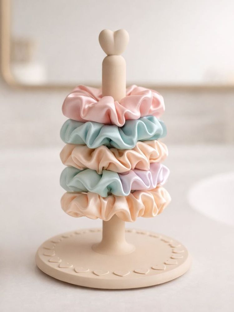 Satin Scrunchies Stand