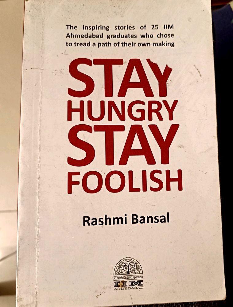 STAY HUNGRY STA FOOLISH