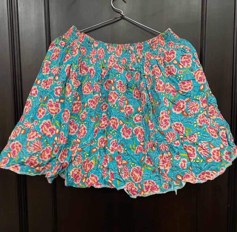Floral Skirt (with Built-in shorts)