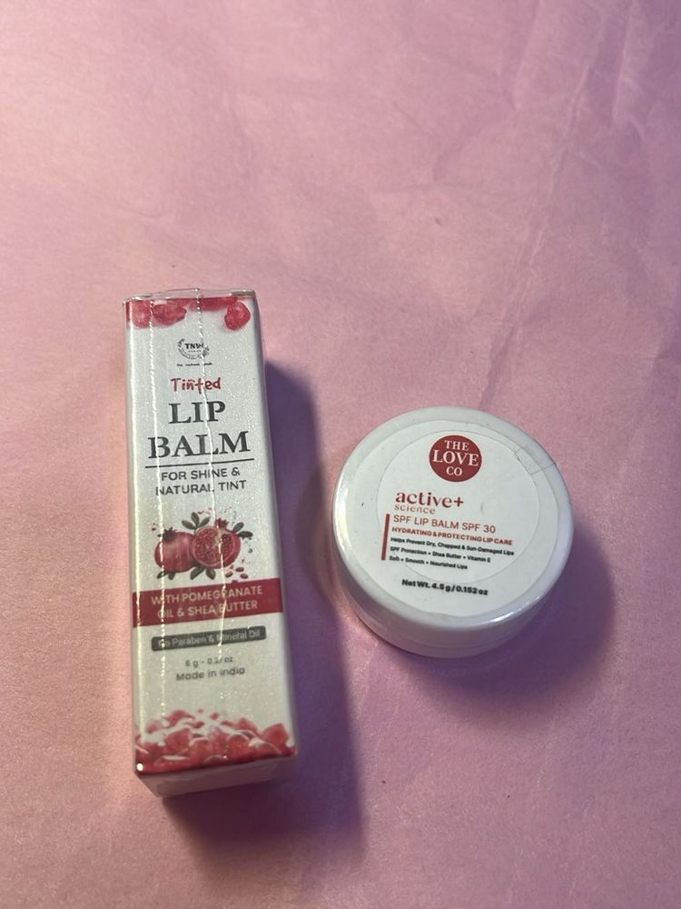 Lip Balms ( New +Sealed) TNW + Love co