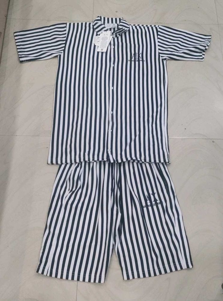 Striped Pyjama Set