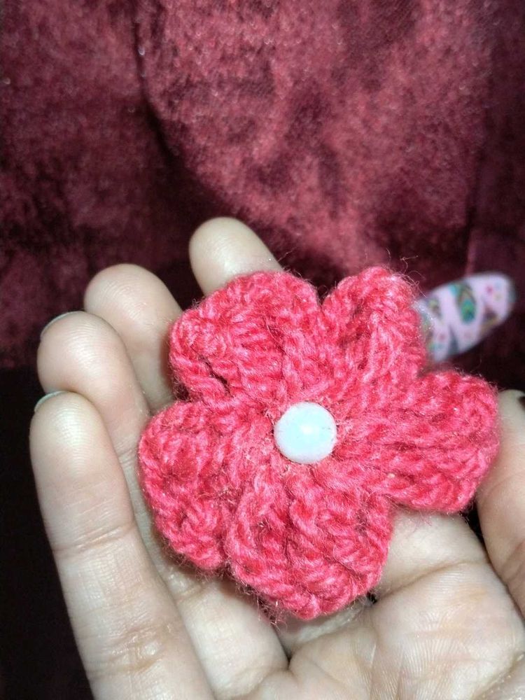 Cute Crochet Flower Accessory