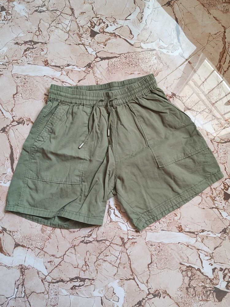 Khaki Cargo Shorts