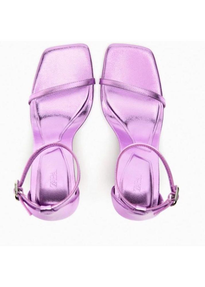 Zara Limited Edition Faux Leather Heels